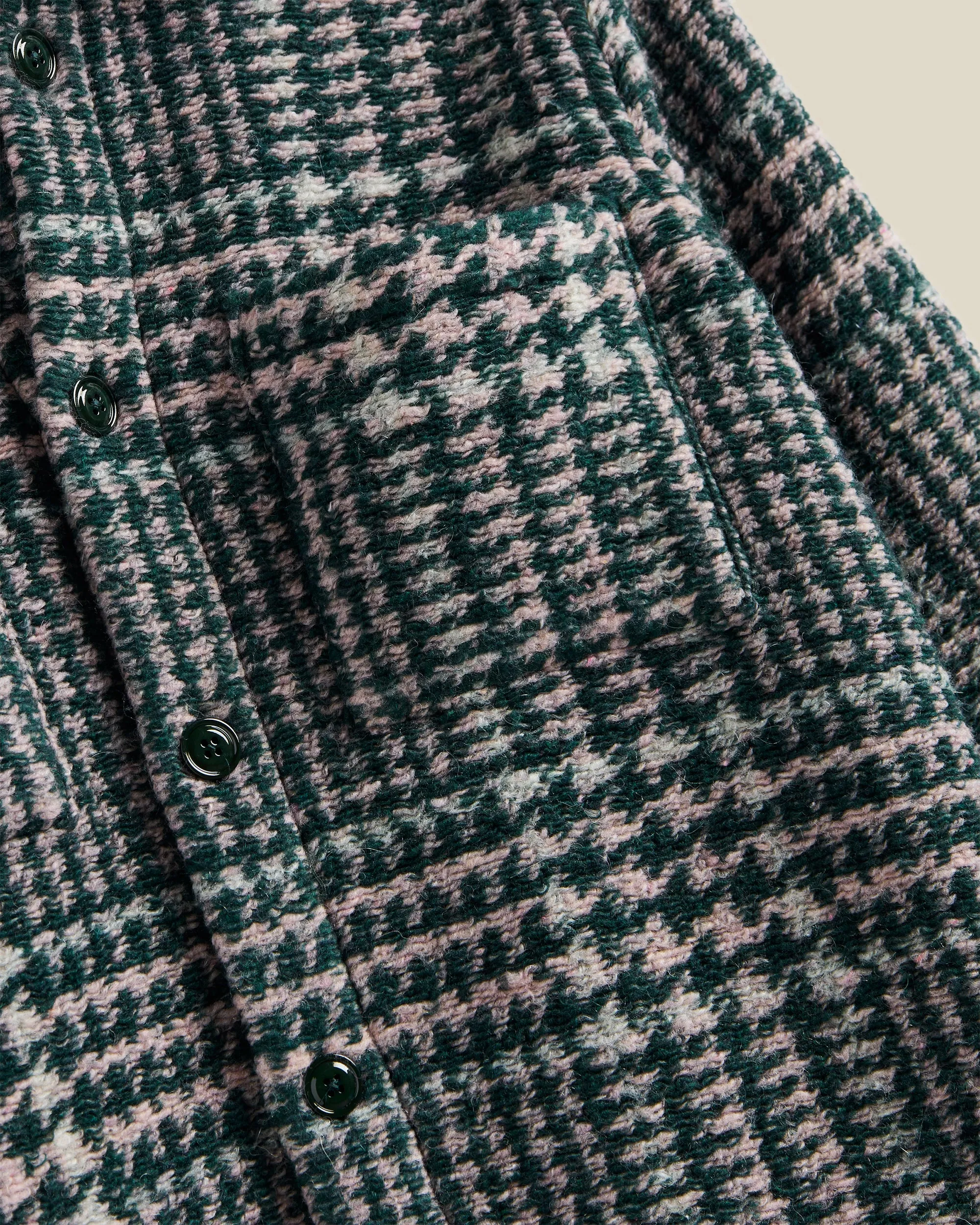 Gales Overshirt - Green/Rose sold by Portuguese Flannel product image thumbnail 3