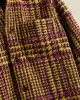 Gales Overshirt - Bordeaux/Mustard sold by Portuguese Flannel