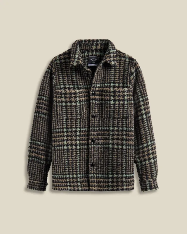 Gales Overshirt - Black/Green sold by Portuguese Flannel