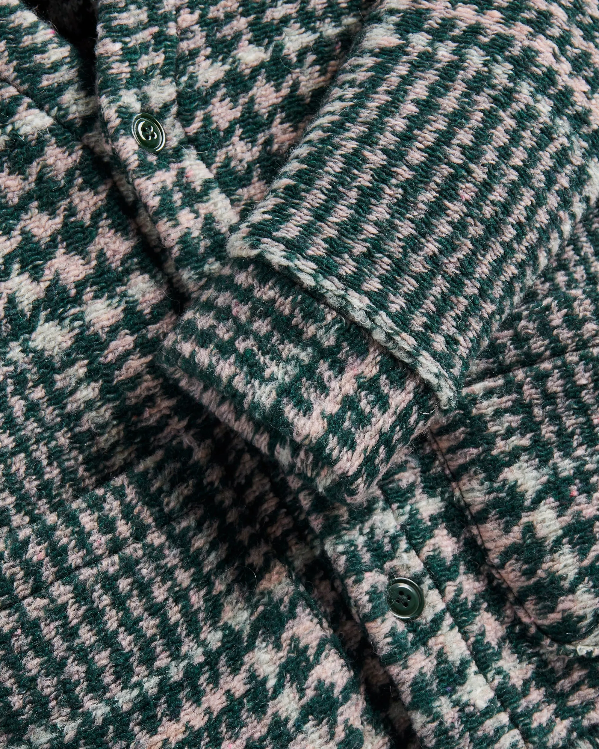 Gales Cardigan - Green/Rose sold by Portuguese Flannel product image thumbnail 4