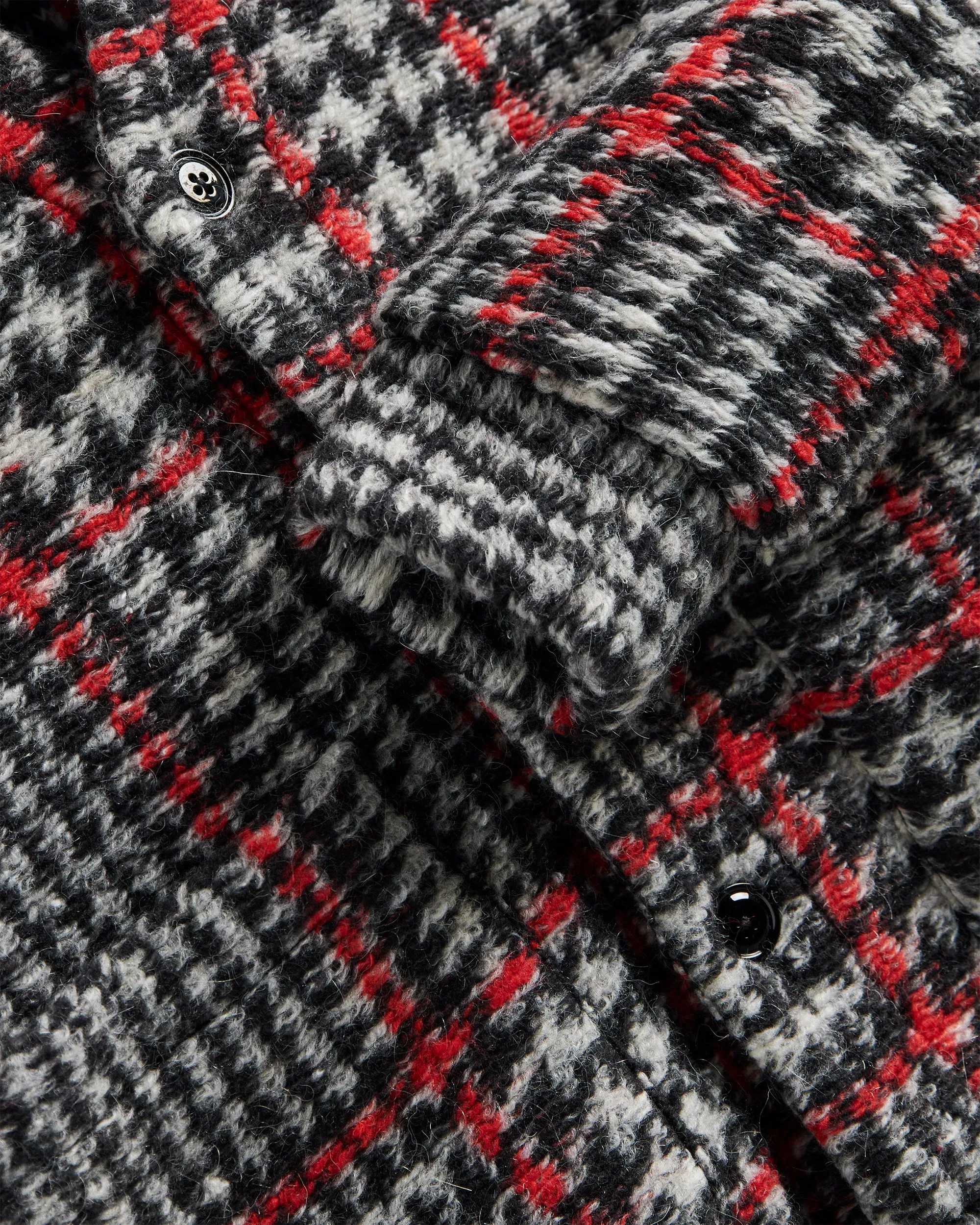 Gales Cardigan - Black/Red sold by Portuguese Flannel product image thumbnail 3