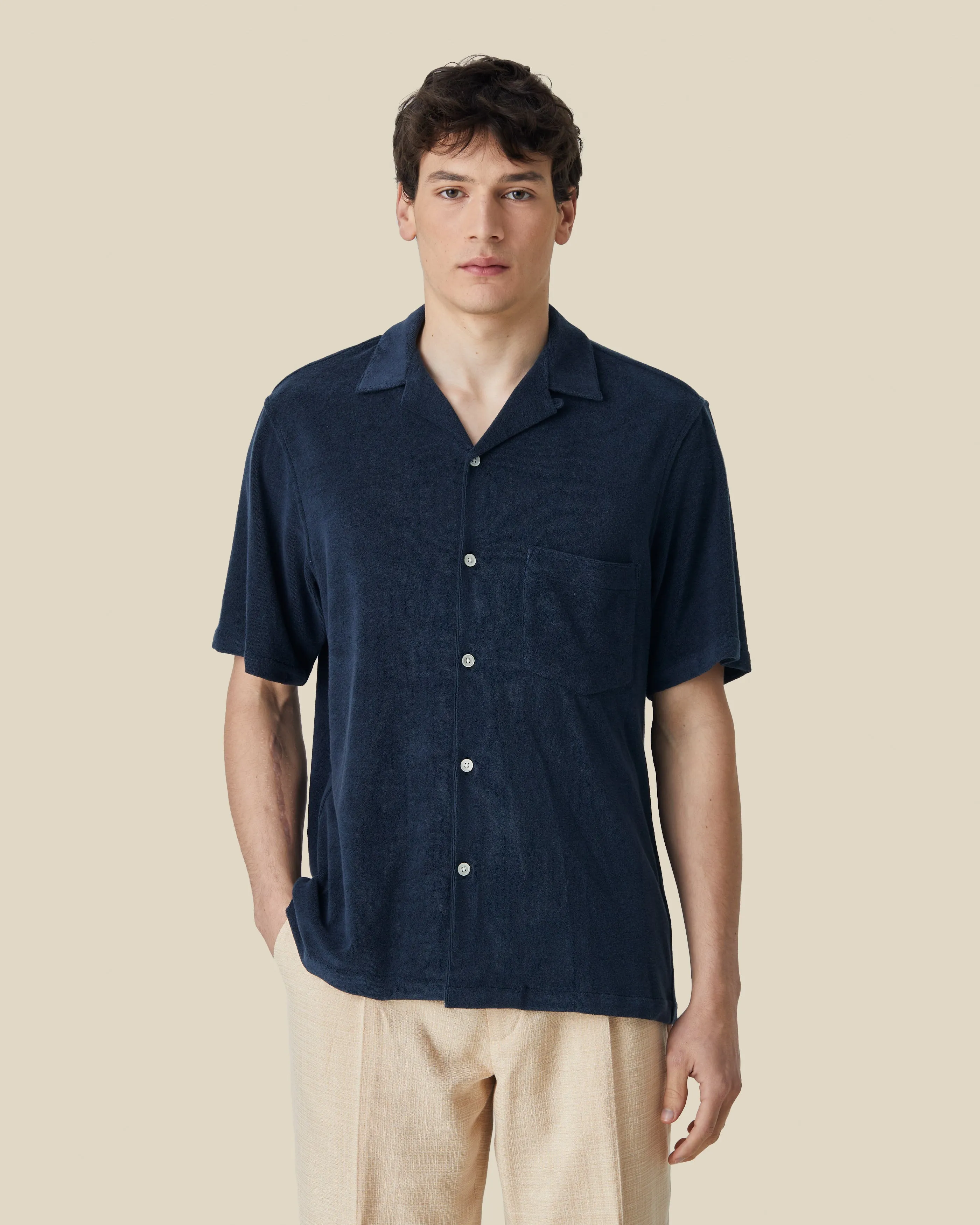 TERRY - NAVY sold by Portuguese Flannel