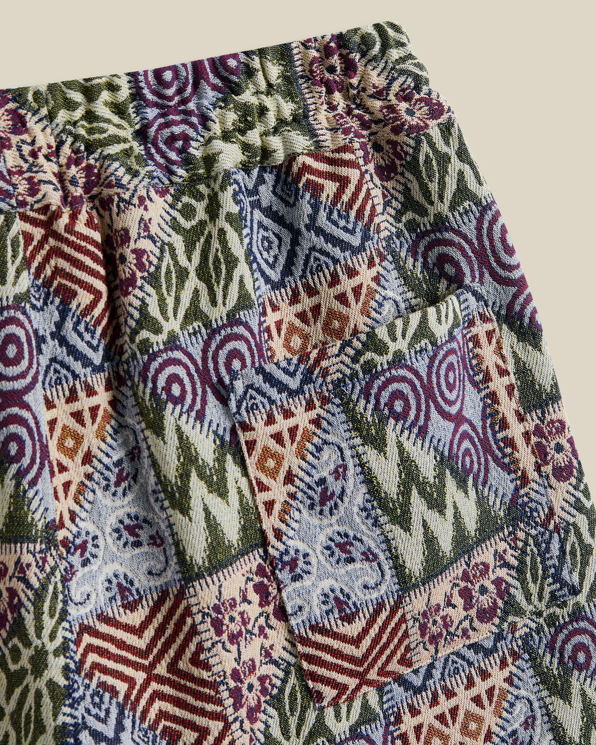 PATCH TAPESTRY SHORTS sold by Portuguese Flannel product image thumbnail 4