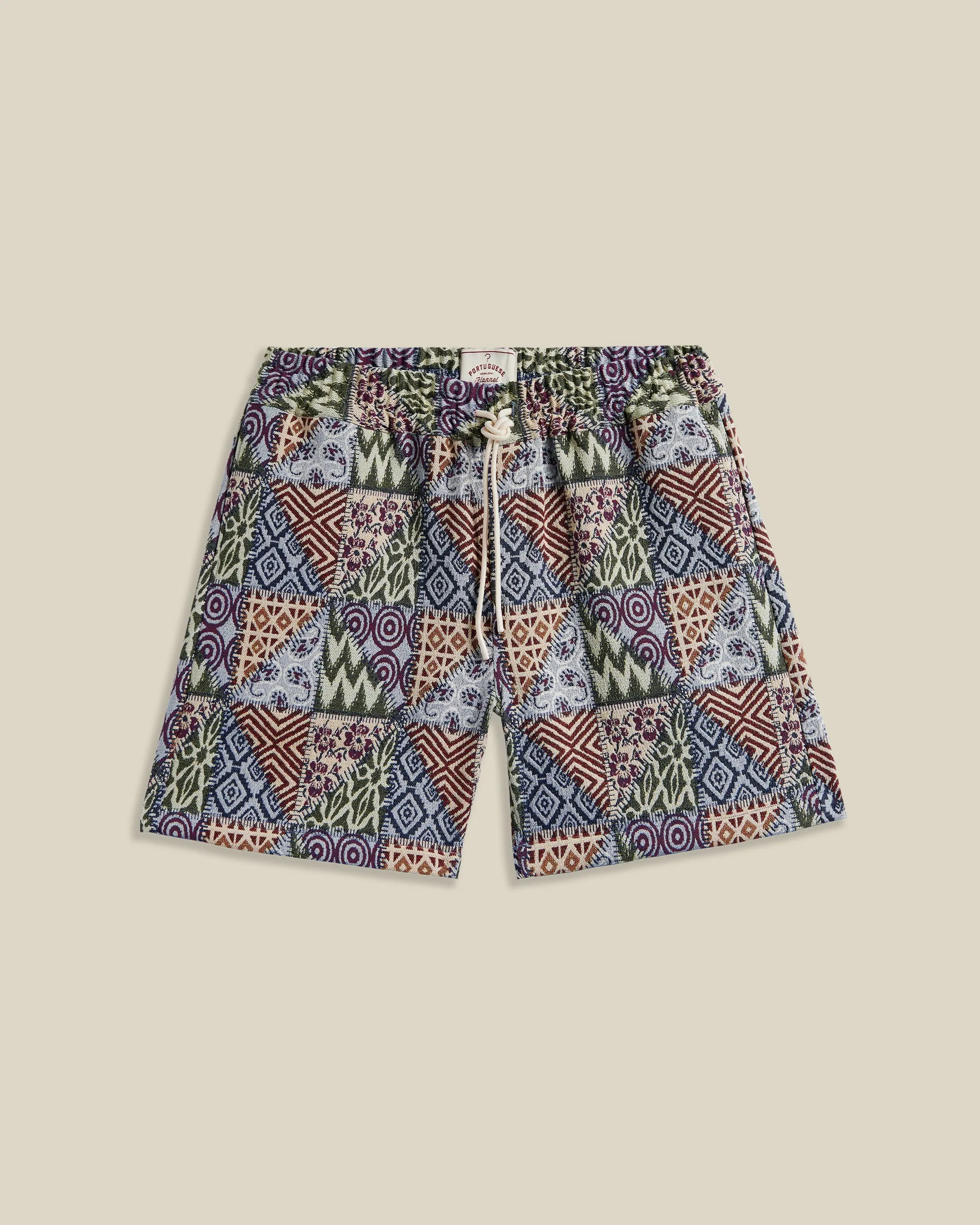 PATCH TAPESTRY SHORTS sold by Portuguese Flannel