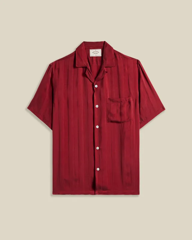 CUPRO STRIPE - BORDEAUX sold by Portuguese Flannel