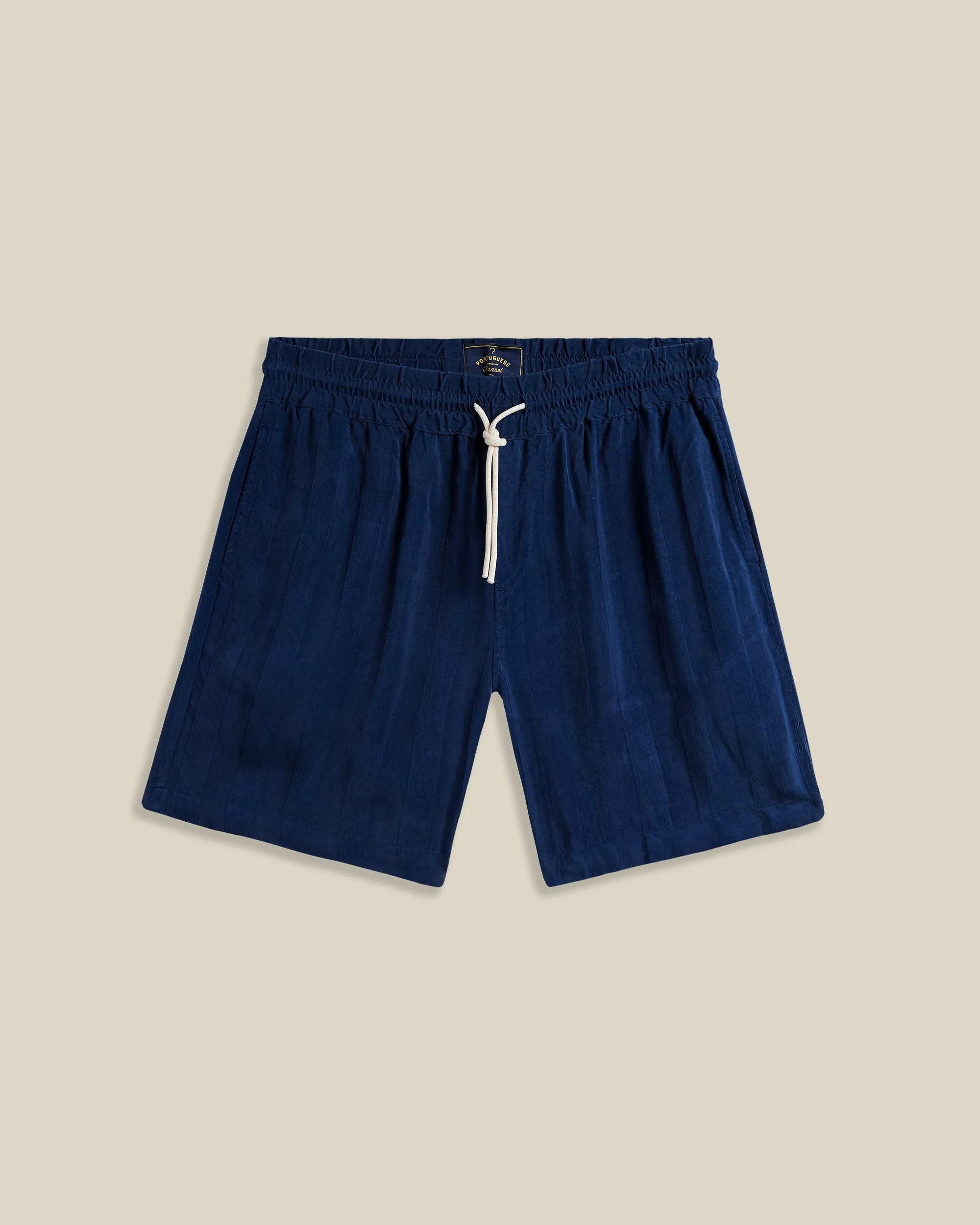 CUPRO SHORTS - BLUE sold by Portuguese Flannel