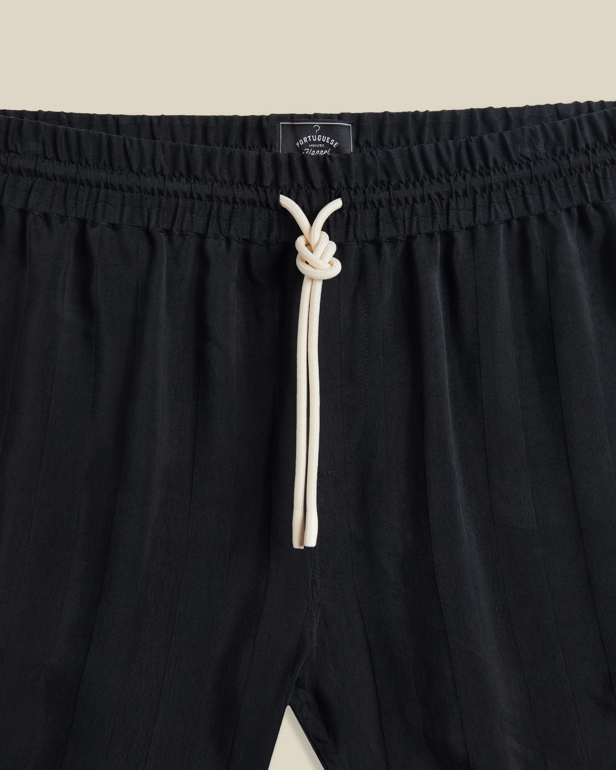 CUPRO SHORTS - BLACK sold by Portuguese Flannel product image thumbnail 2