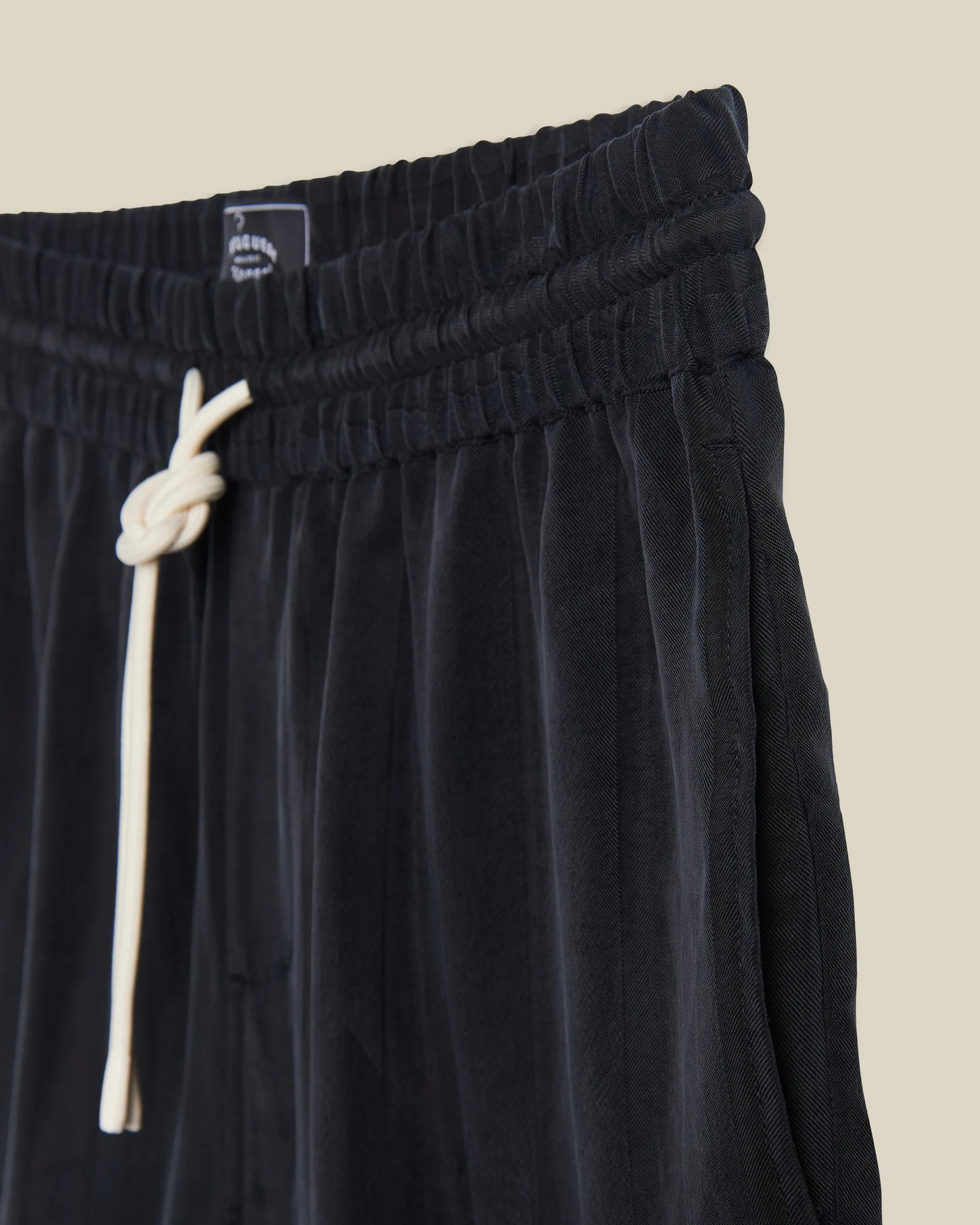 CUPRO SHORTS - BLACK sold by Portuguese Flannel product image thumbnail 3