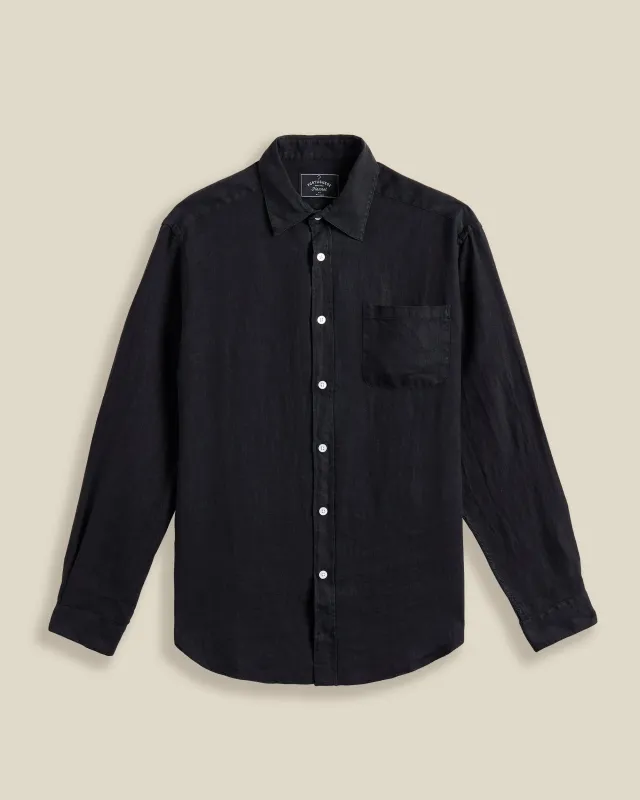 LINEN - BLACK sold by Portuguese Flannel