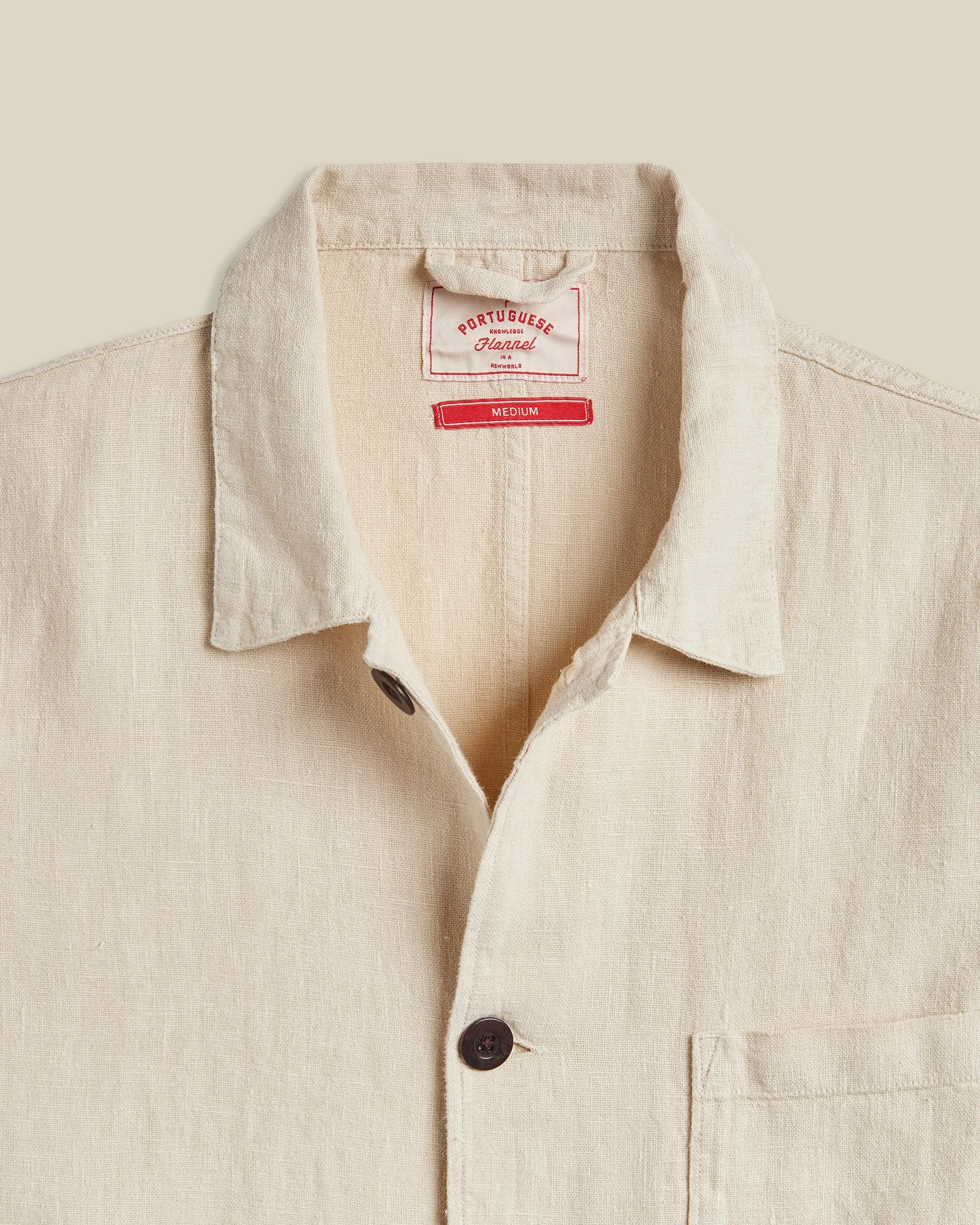 LABURA LINEN - ECRU sold by Portuguese Flannel product image thumbnail 2