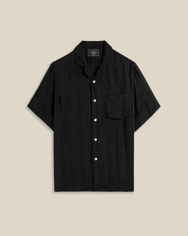 CUPRO STRIPE - BLACK sold by Portuguese Flannel