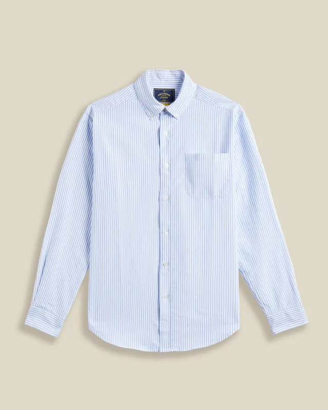 BELAVISTA STRIPE - BLUE sold by Portuguese Flannel