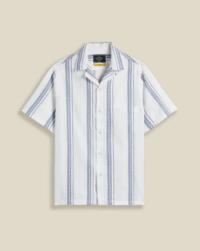 ALQUEVA - WHITE / BLUE sold by Portuguese Flannel