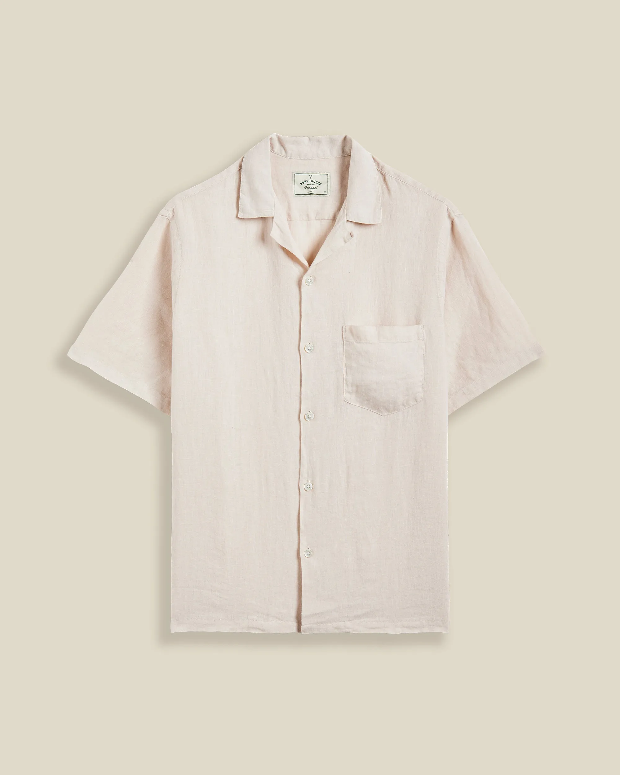 LINEN CAMP COLLAR - RAW sold by Portuguese Flannel