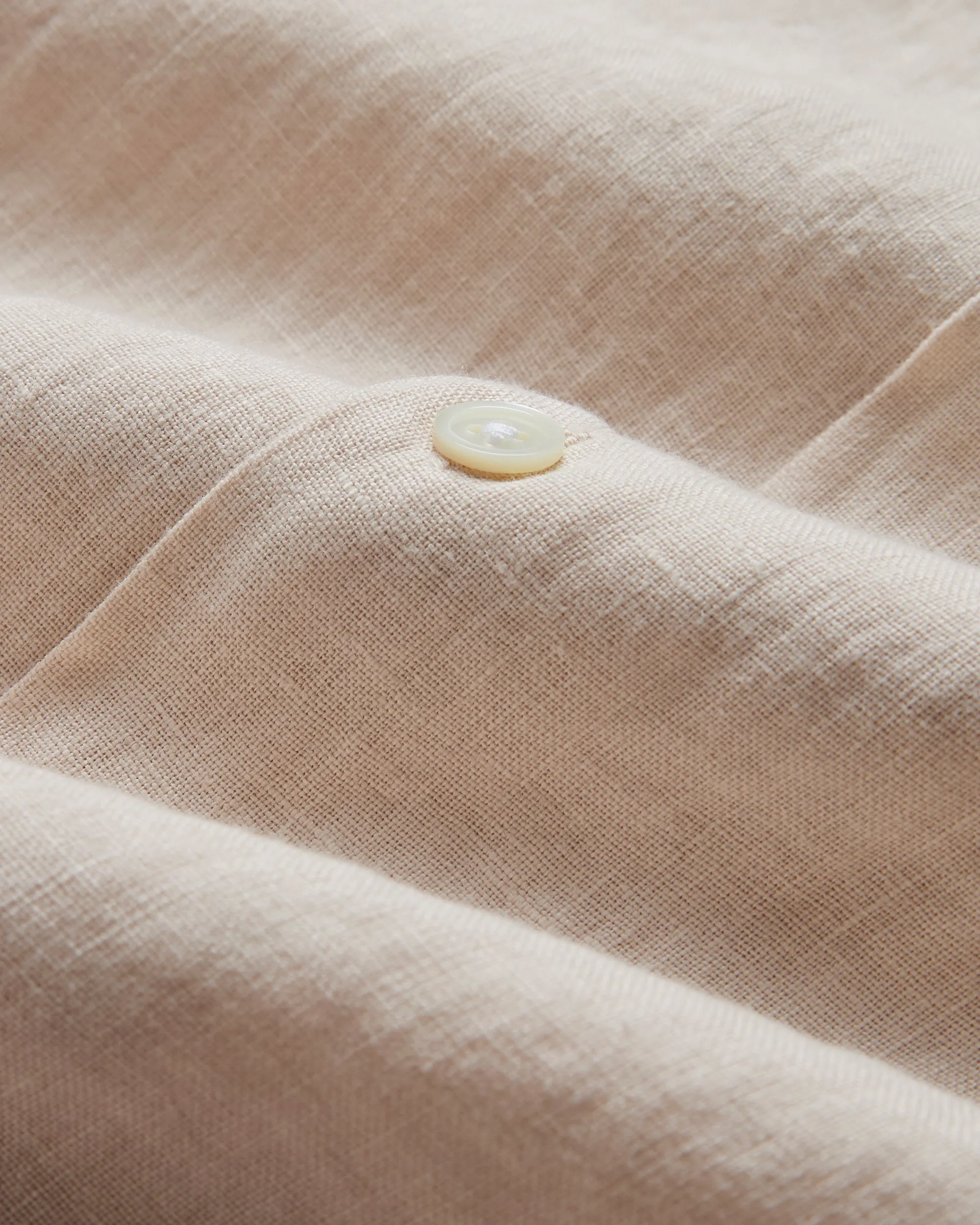 LINEN CAMP COLLAR - RAW sold by Portuguese Flannel product image thumbnail 4