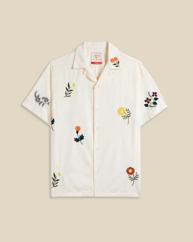 EMBROIDERY FLOWERS sold by Portuguese Flannel