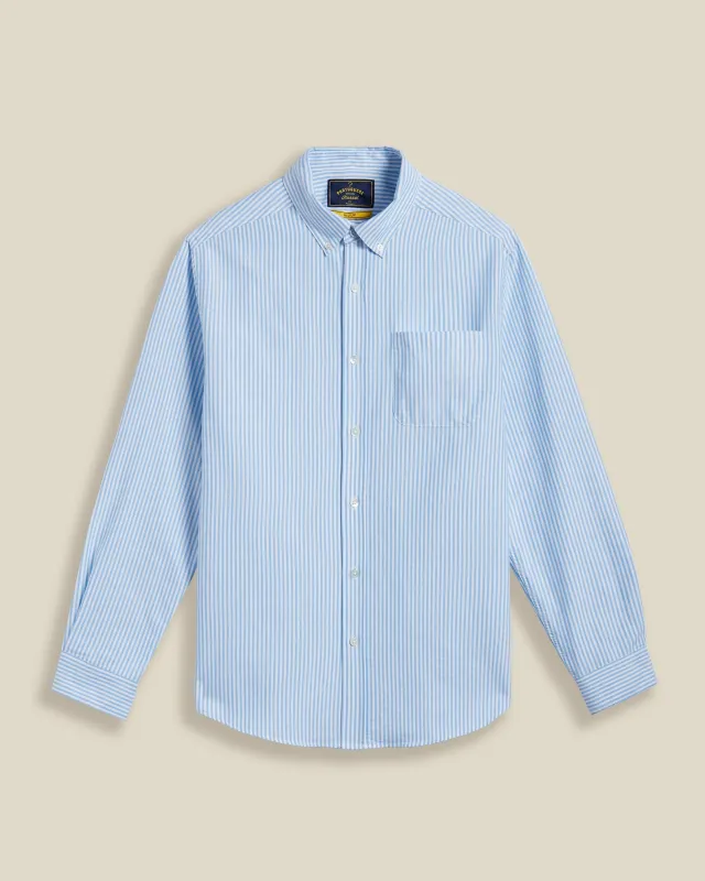 BELAVISTA STRIPE - OPEN BLUE sold by Portuguese Flannel