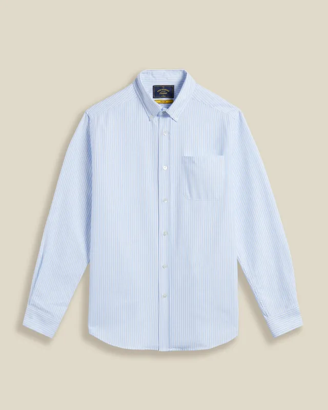 BELAVISTA STRIPE - LIGHT BLUE sold by Portuguese Flannel