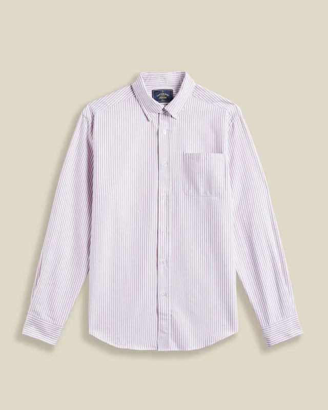 BELAVISTA STRIPE - BORDEAUX sold by Portuguese Flannel