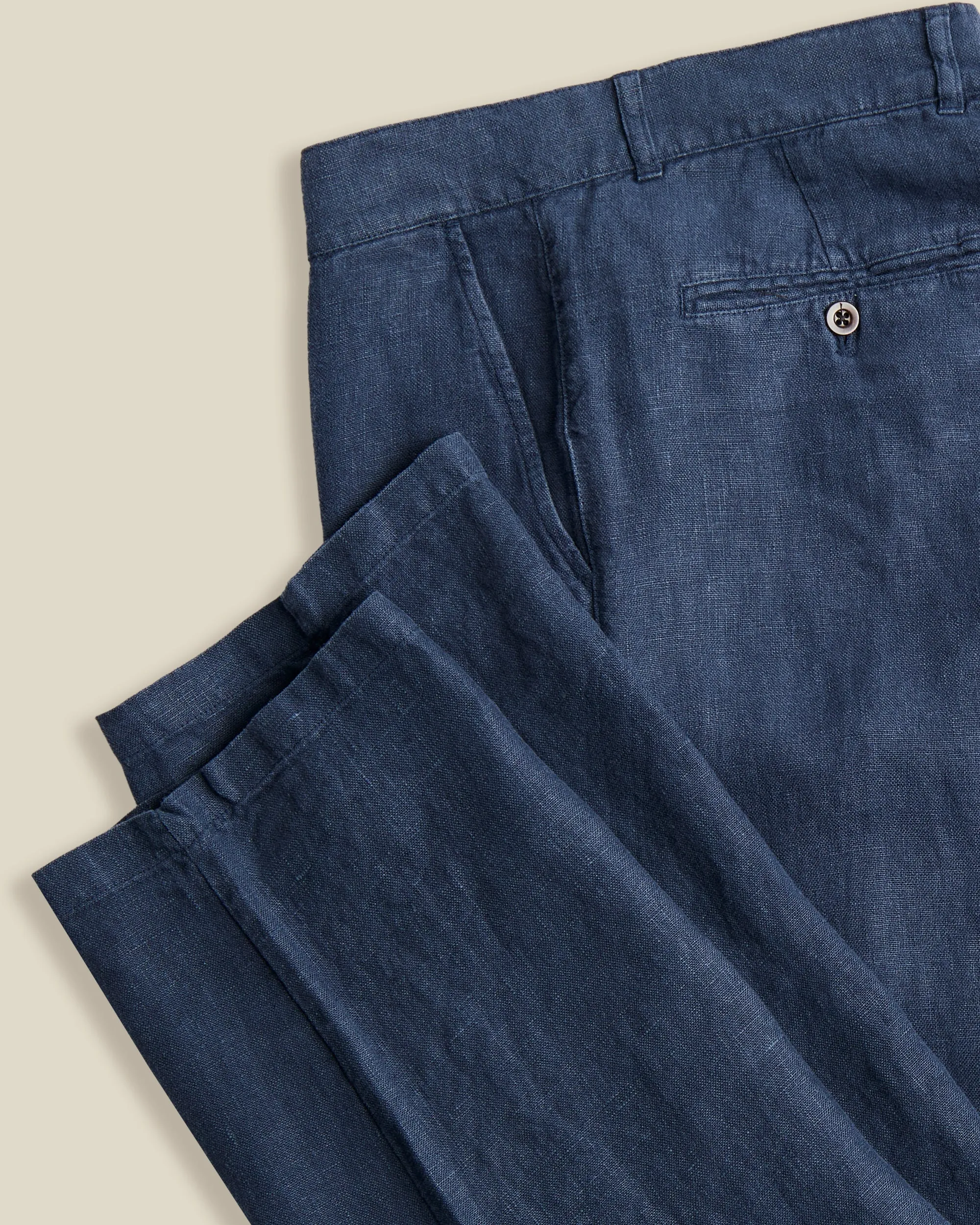 LINEN TROUSERS - NAVY sold by Portuguese Flannel product image thumbnail 4