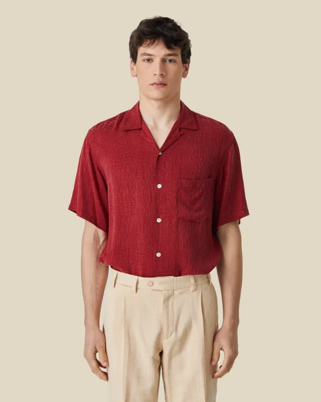 FINGER PRINT - BORDEAUX sold by Portuguese Flannel