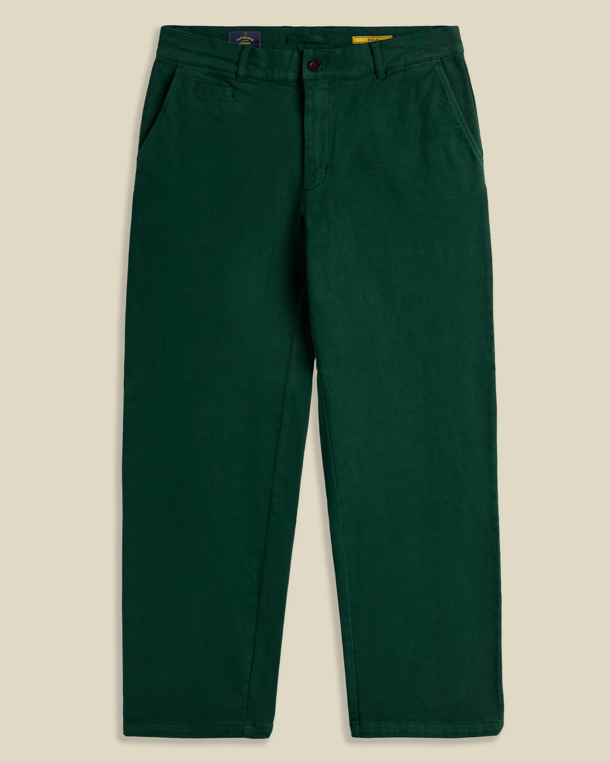 Corduroy Trousers - Green sold by Portuguese Flannel