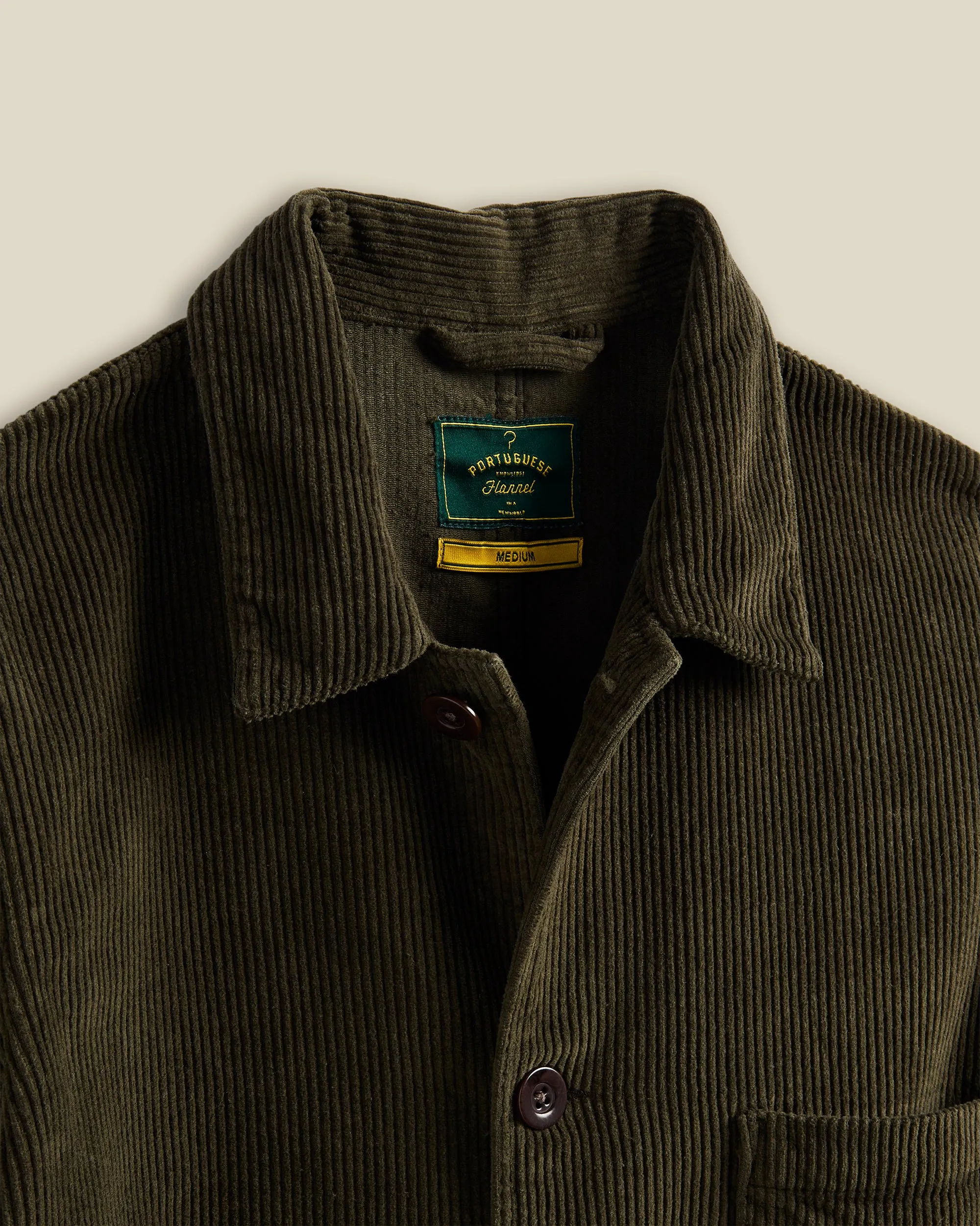 Labura Corduroy - Olive sold by Portuguese Flannel product image thumbnail 2