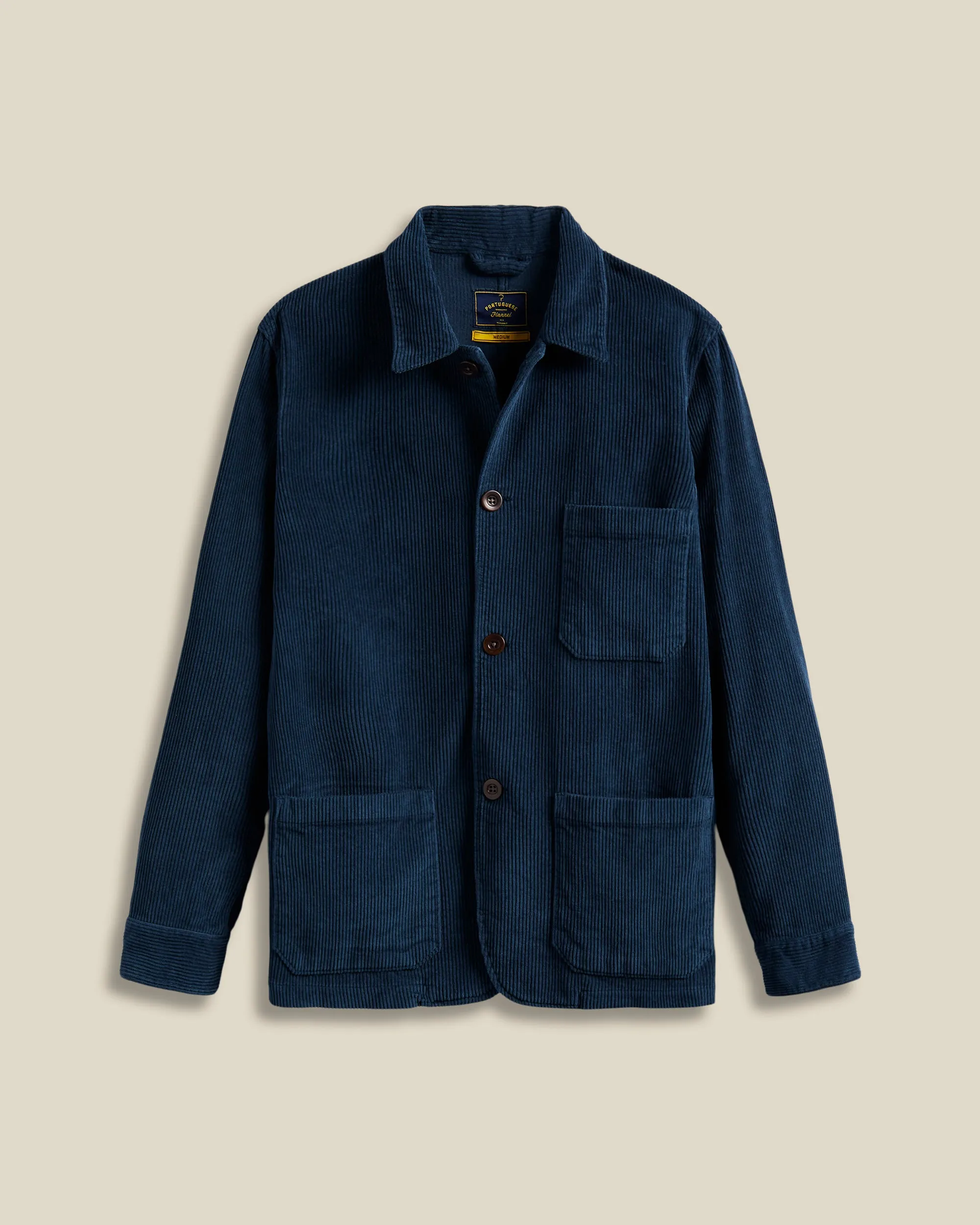 Labura Corduroy - Navy sold by Portuguese Flannel