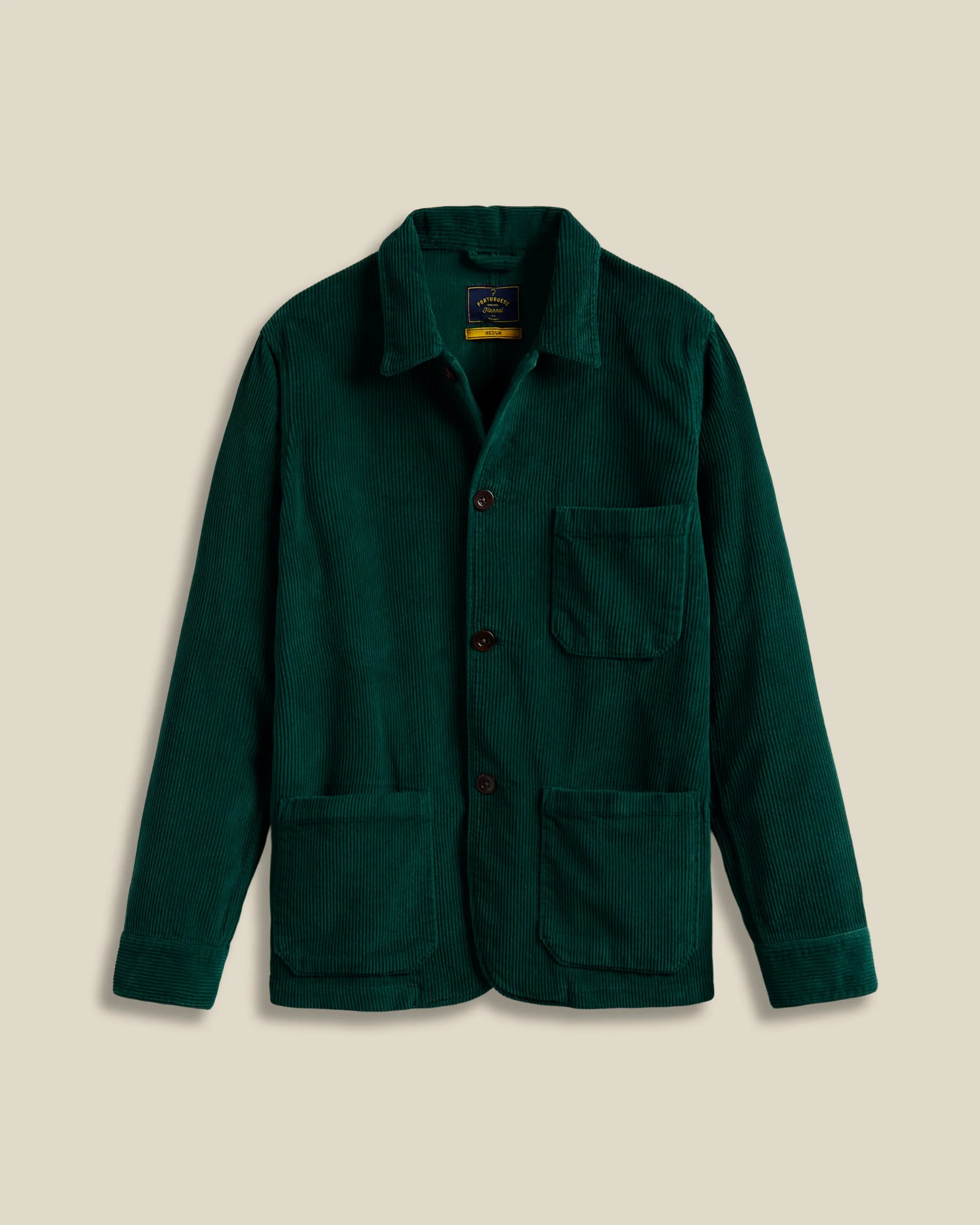 Labura Corduroy - Green sold by Portuguese Flannel