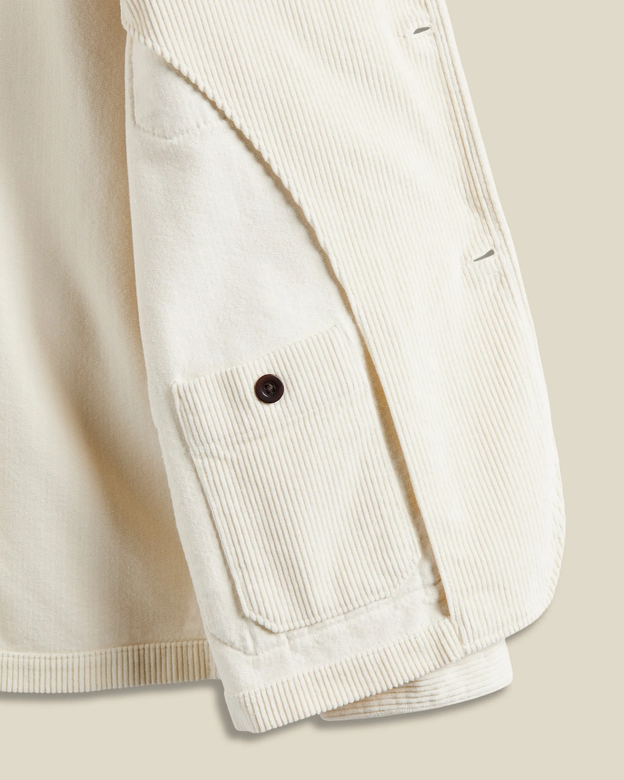 Labura Corduroy - Ecru sold by Portuguese Flannel product image thumbnail 4