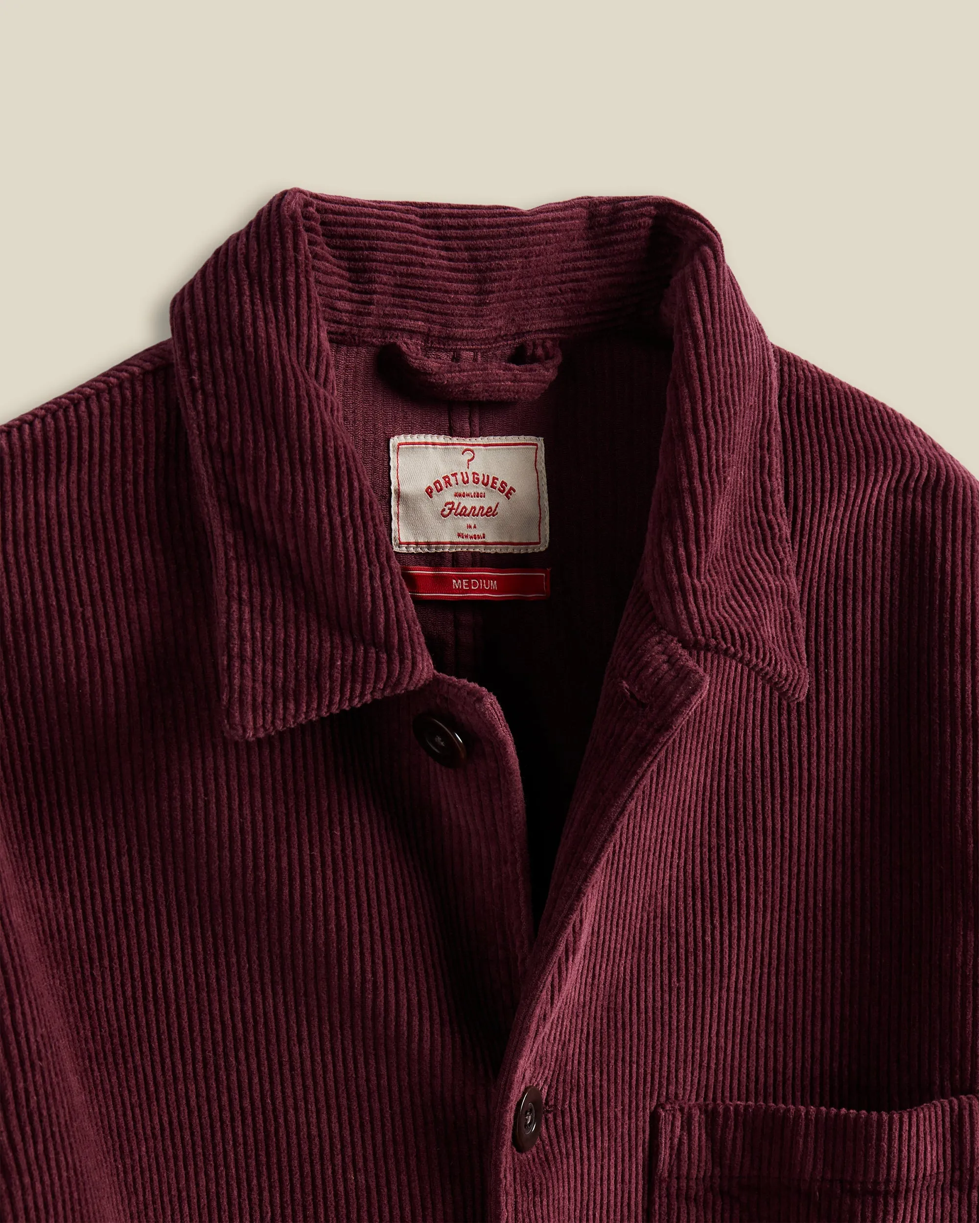 Labura Corduroy - Bordeaux sold by Portuguese Flannel product image thumbnail 3
