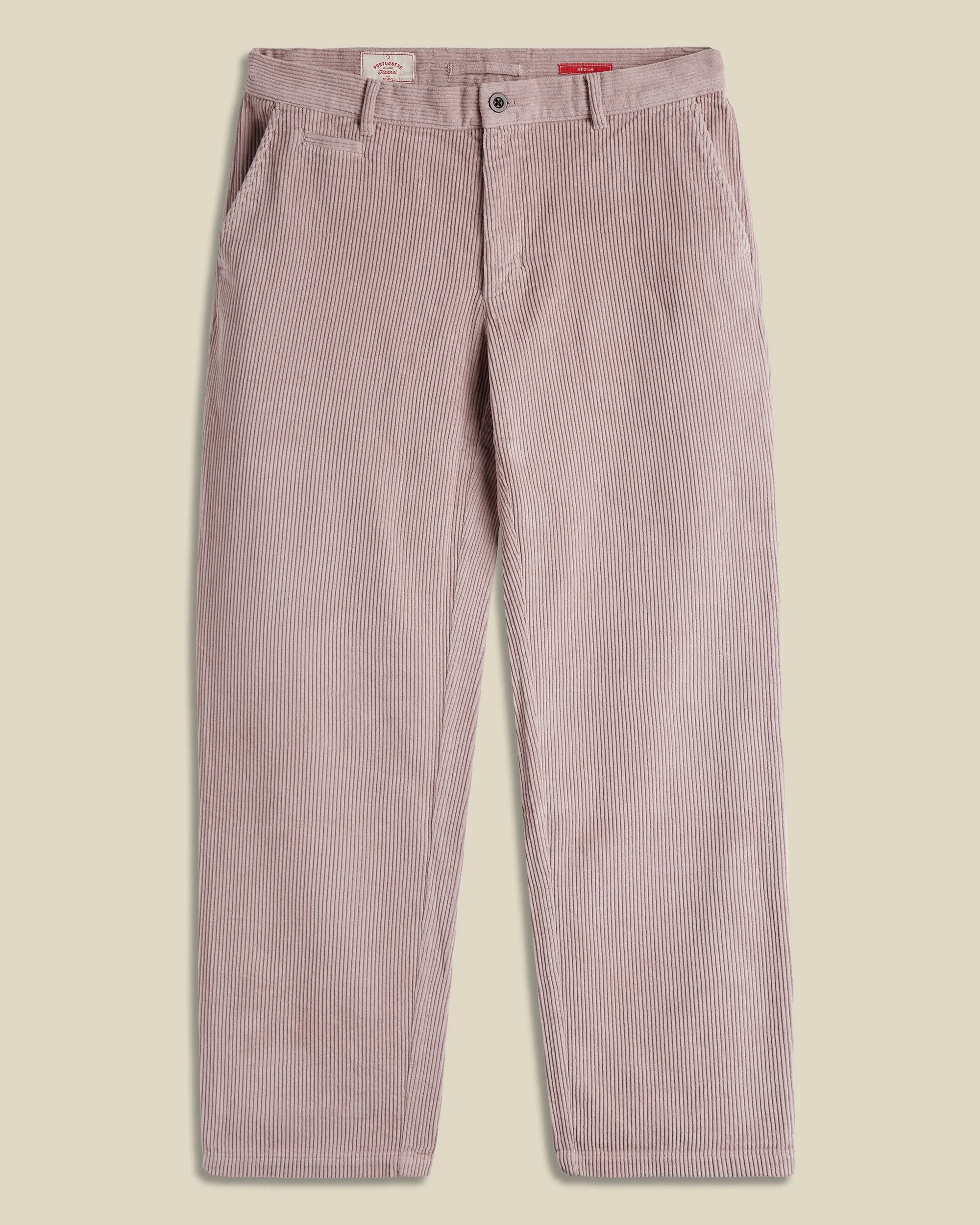 Corduroy Trousers - Old Rose sold by Portuguese Flannel