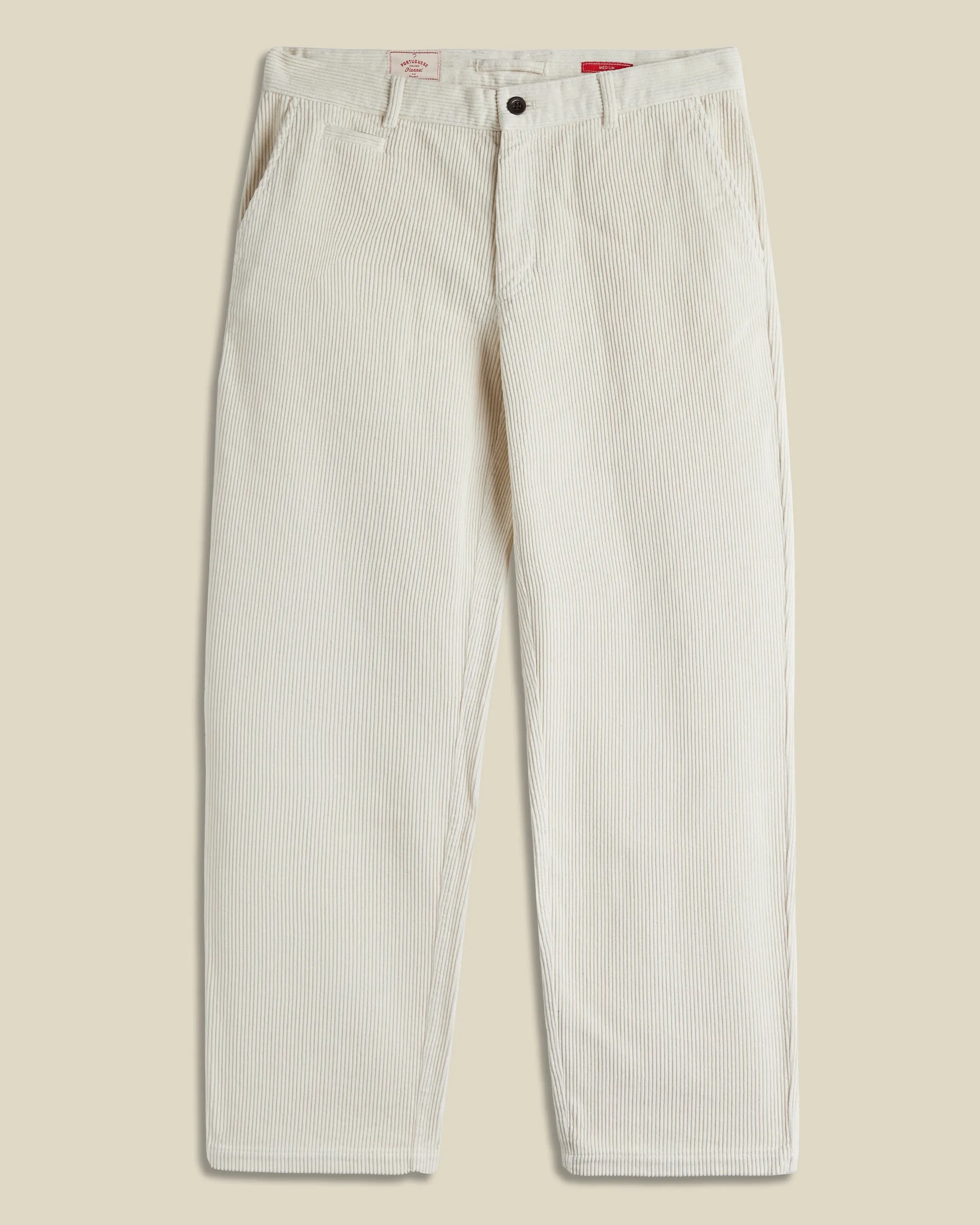Corduroy Trousers - Ecru sold by Portuguese Flannel