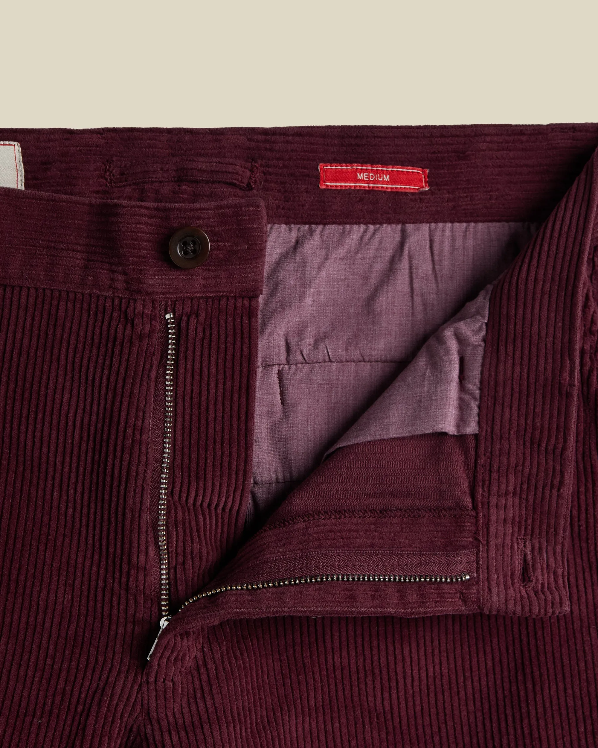 Corduroy Trousers - Bordeaux sold by Portuguese Flannel product image thumbnail 3