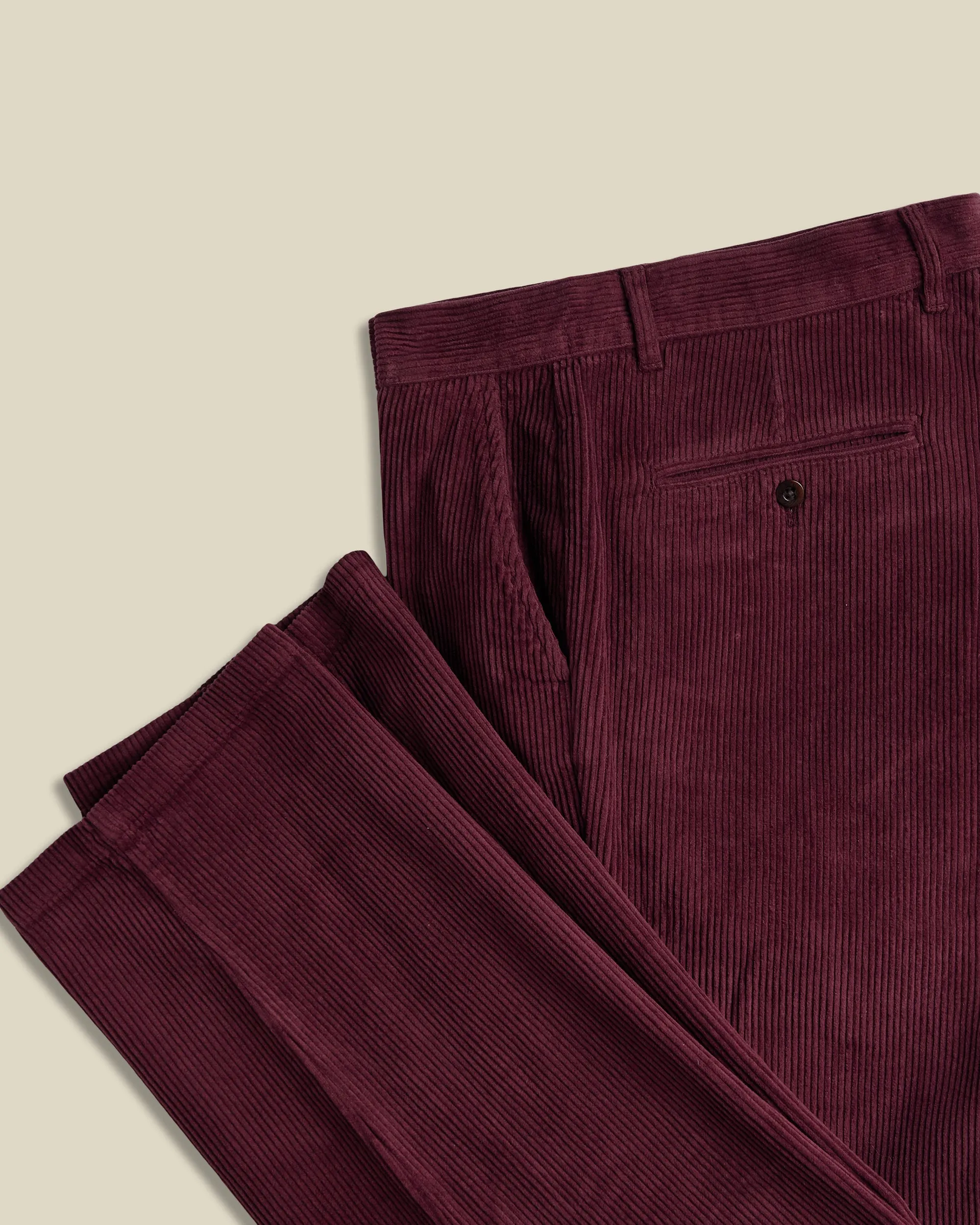 Corduroy Trousers - Bordeaux sold by Portuguese Flannel product image thumbnail 4