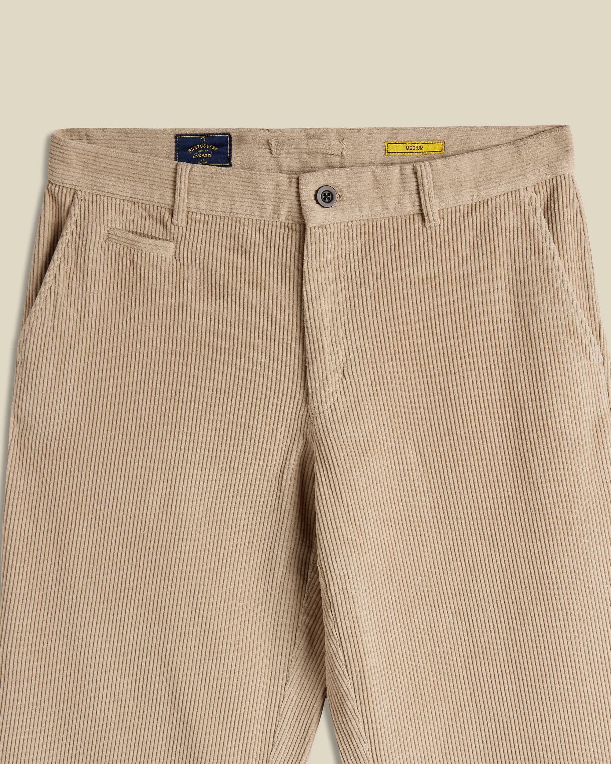 Corduroy Trousers - Beige sold by Portuguese Flannel product image thumbnail 2