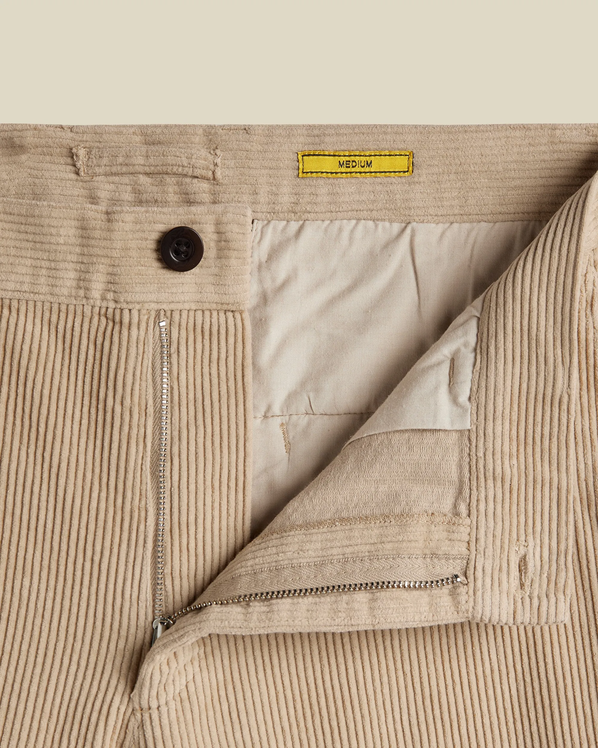Corduroy Trousers - Beige sold by Portuguese Flannel product image thumbnail 3