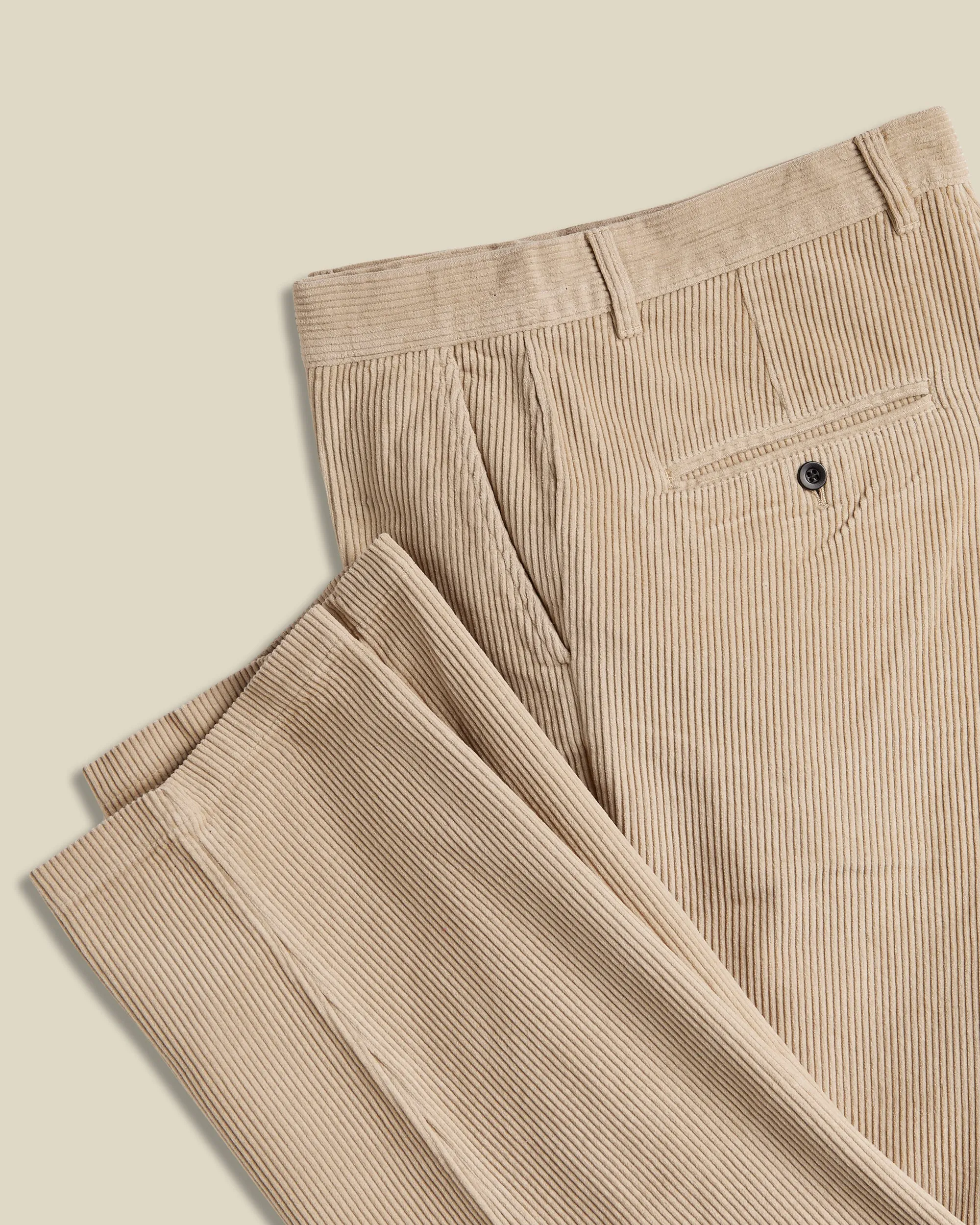 Corduroy Trousers - Beige sold by Portuguese Flannel product image thumbnail 4