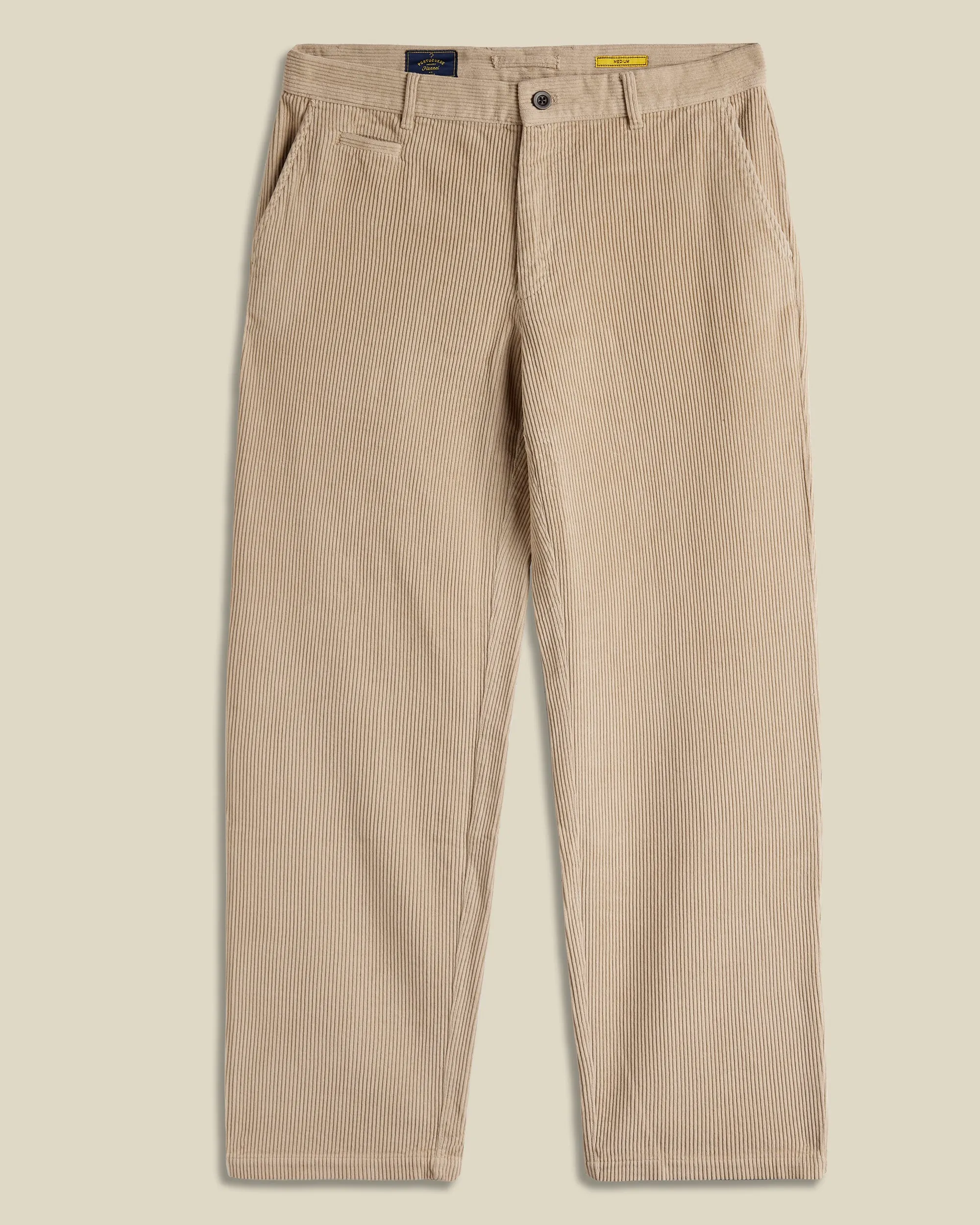 Corduroy Trousers - Beige sold by Portuguese Flannel