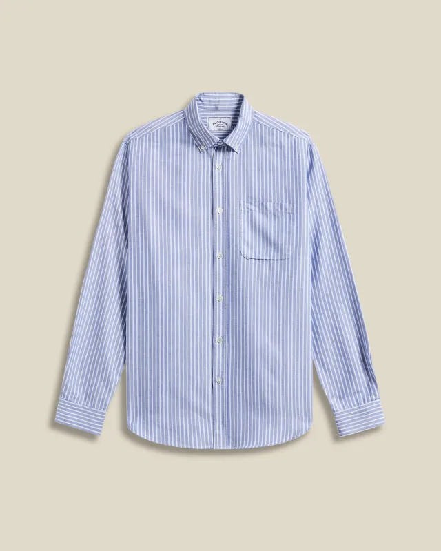 Belavista Stripe - Blue sold by Portuguese Flannel