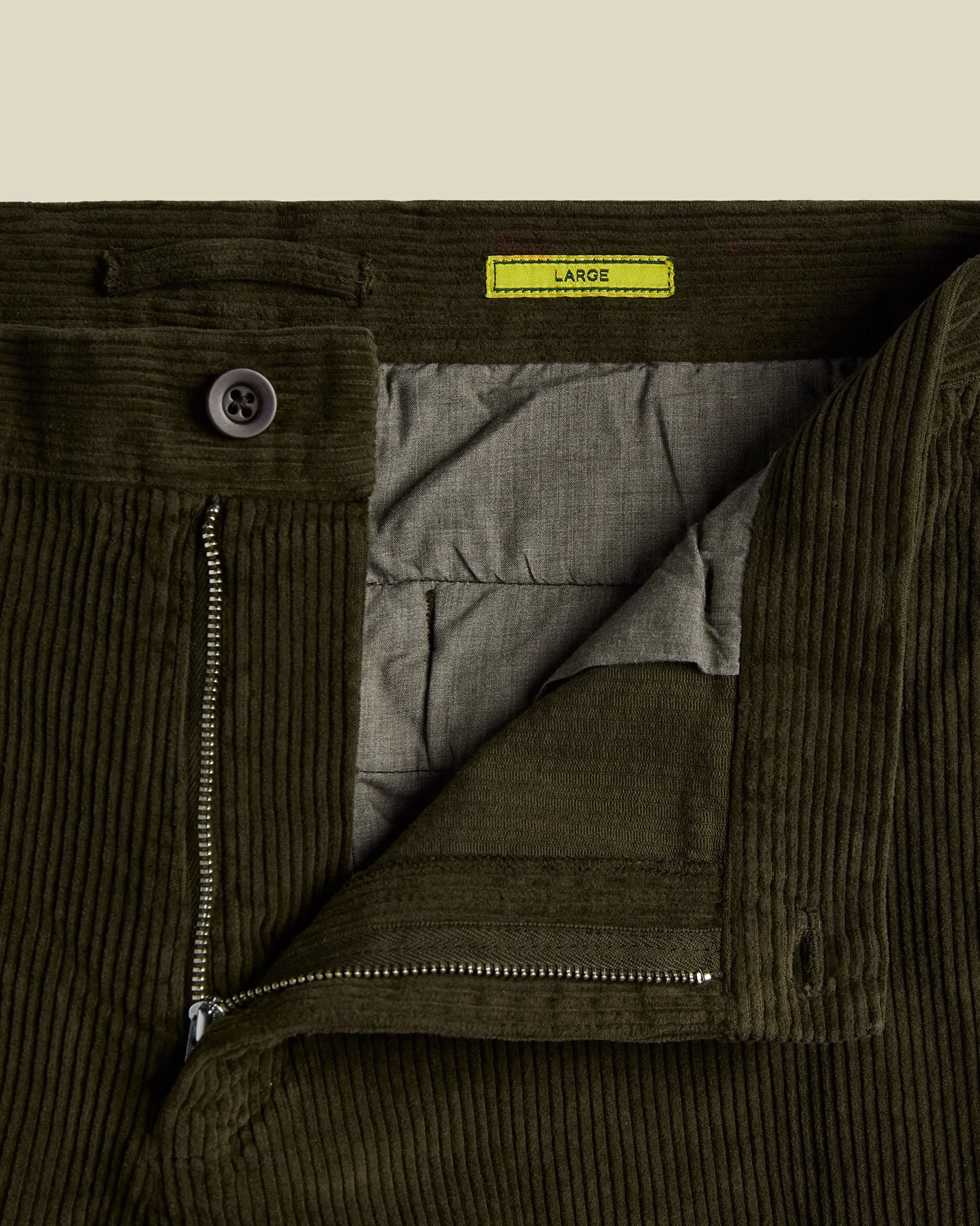 Corduroy Trousers - Olive sold by Portuguese Flannel product image thumbnail 3