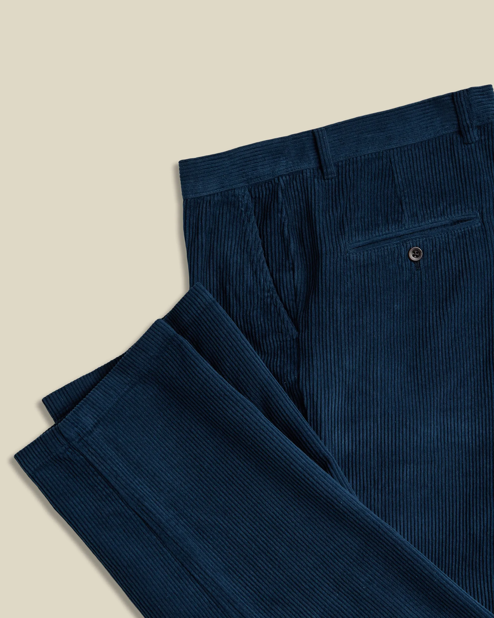 Corduroy Trousers - Navy sold by Portuguese Flannel product image thumbnail 4