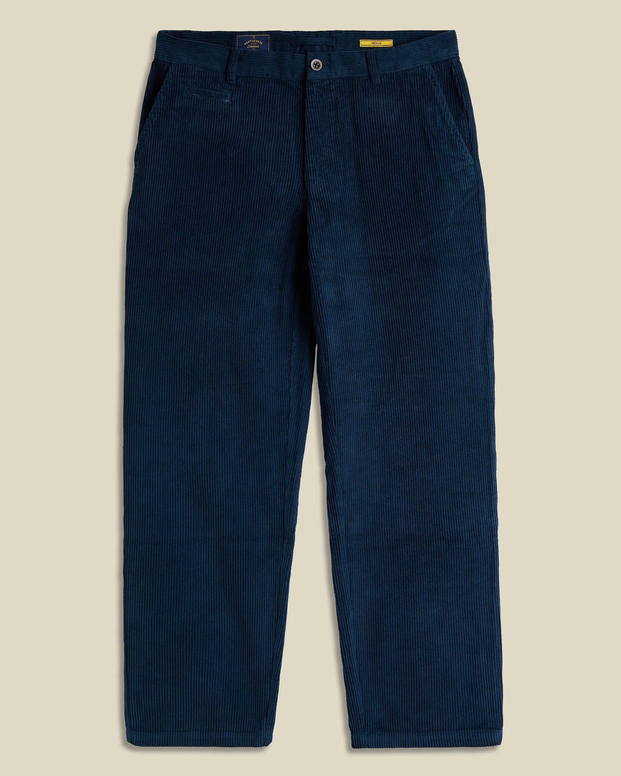 Corduroy Trousers - Navy sold by Portuguese Flannel