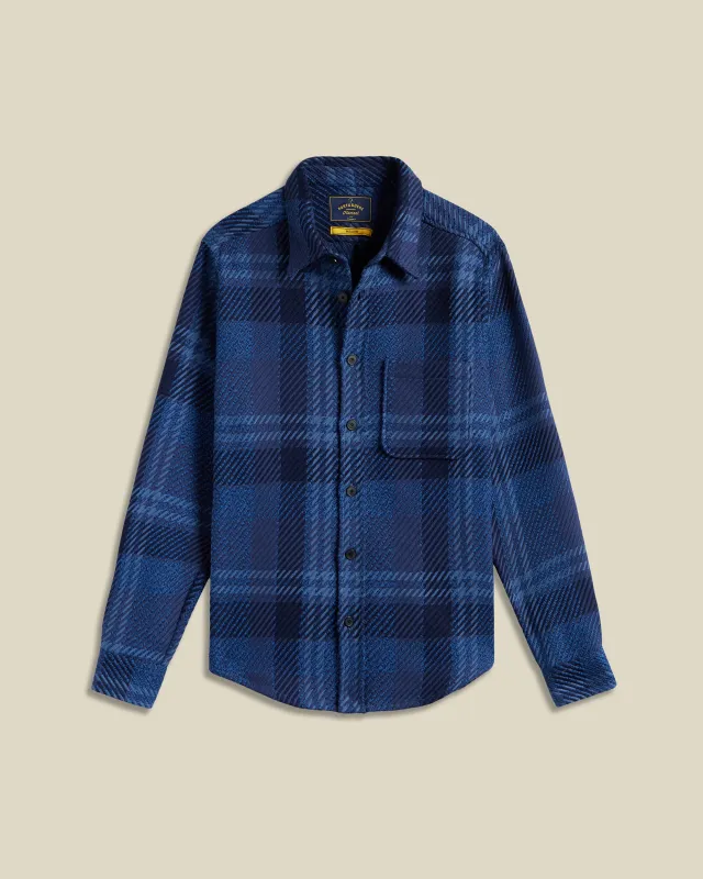 Upper Overshirt - Blue sold by Portuguese Flannel