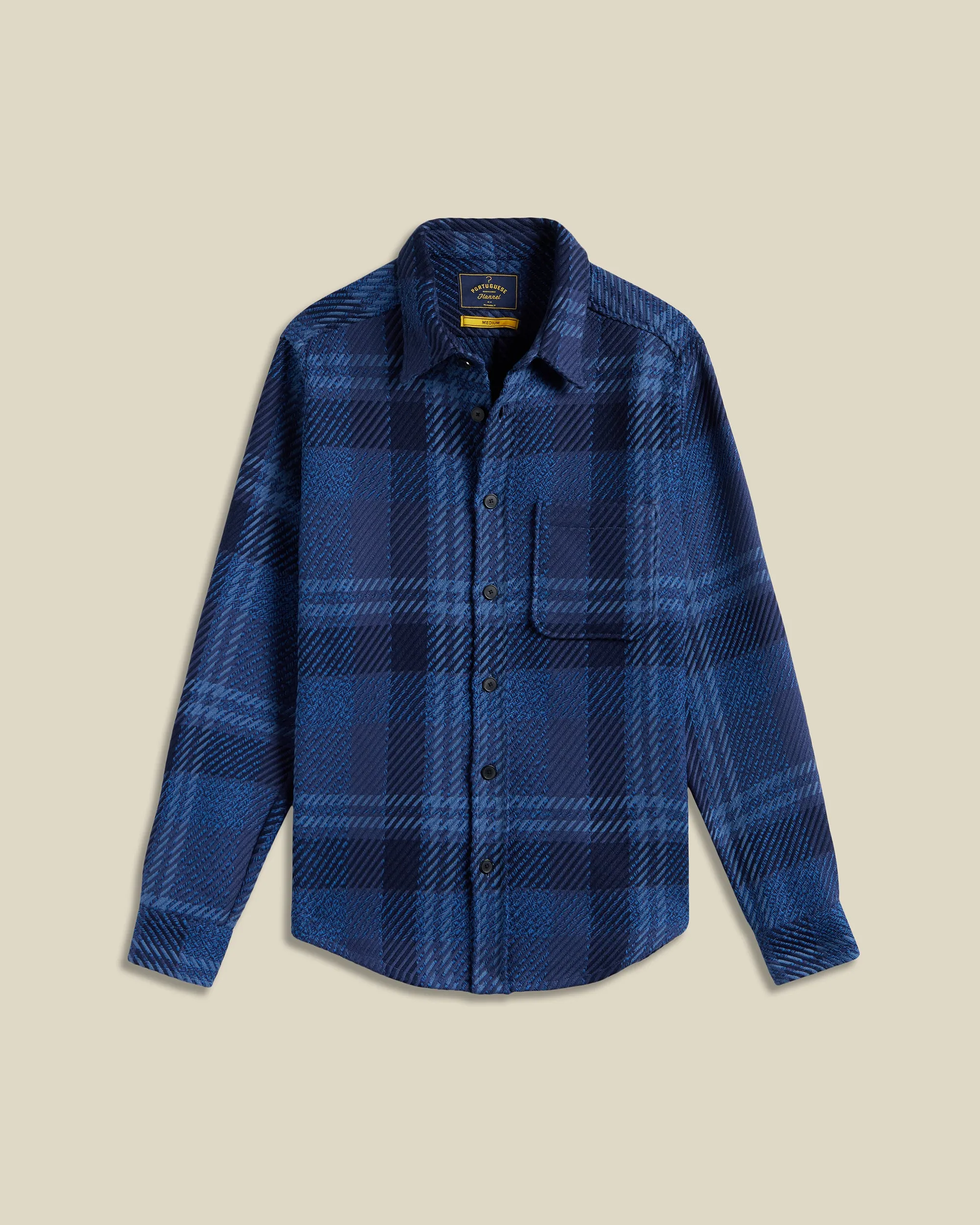 Upper Overshirt - Blue sold by Portuguese Flannel