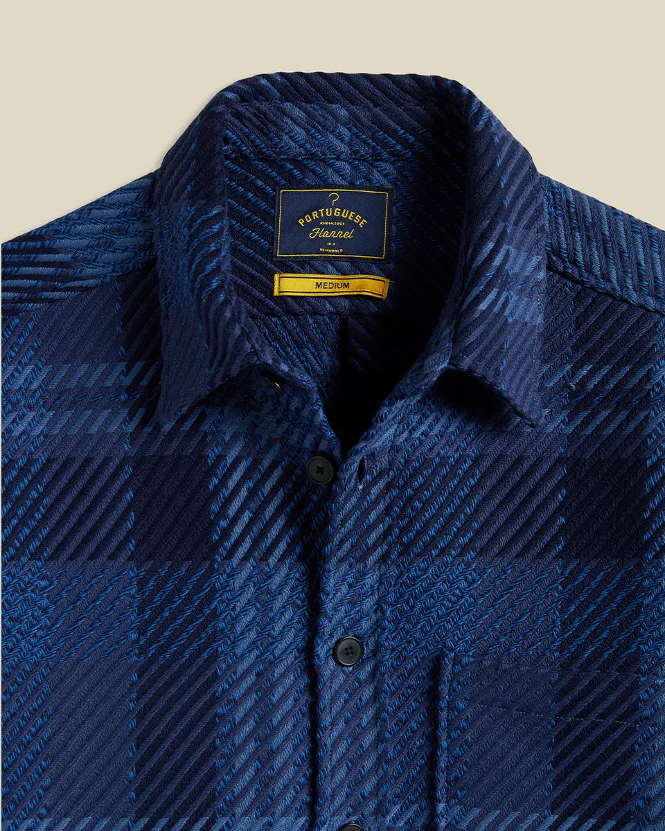 Upper Overshirt - Blue sold by Portuguese Flannel product image thumbnail 2