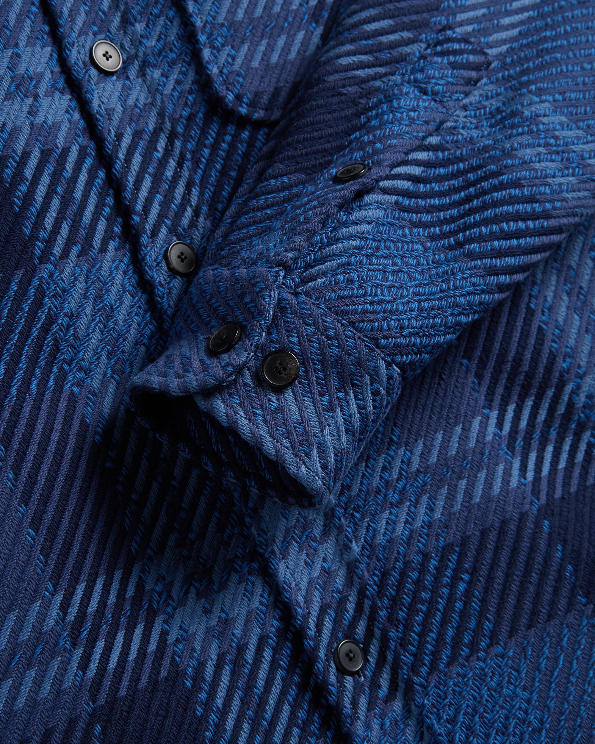 Upper Overshirt - Blue sold by Portuguese Flannel product image thumbnail 4