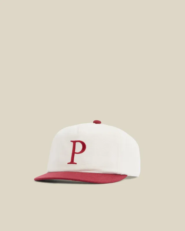 CAP CANVAS - BORDEAUX ECRU made by Portuguese Flannel