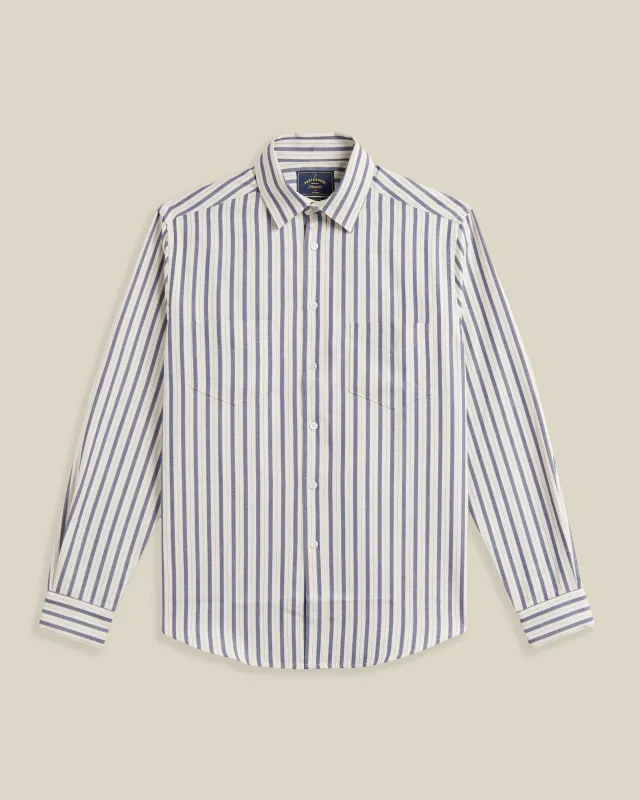 UNION STRIPE OXFORD made by Portuguese Flannel