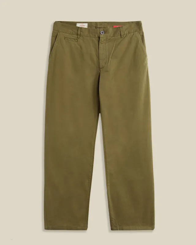 LABURA TROUSERS - MILITARY GREEN sold by Portuguese Flannel